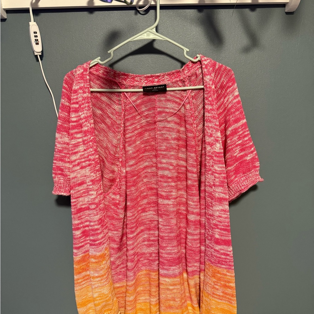 Pink and Orange Women's Top